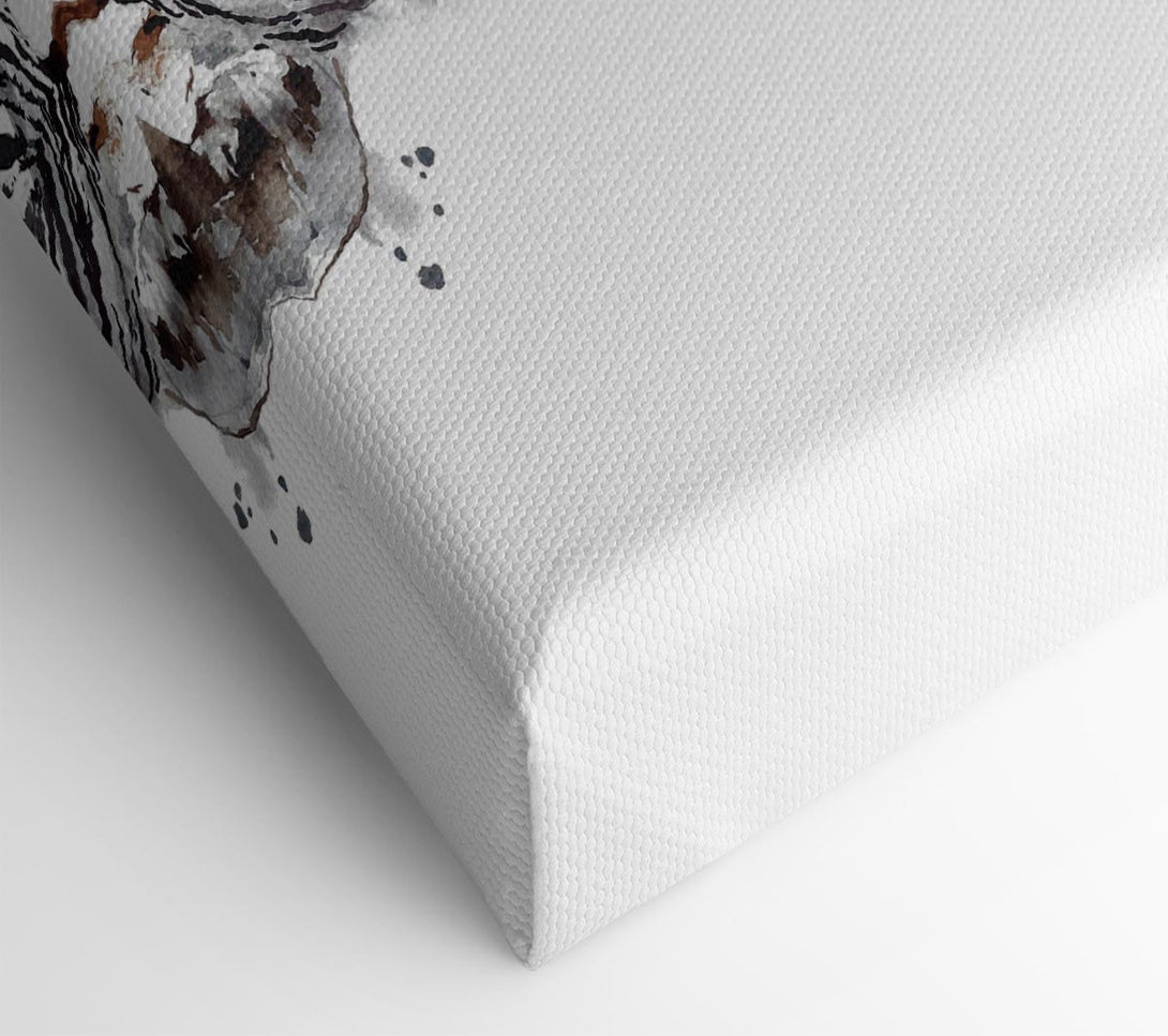  A Canvas Print of Zebta Splatter Canvas Art