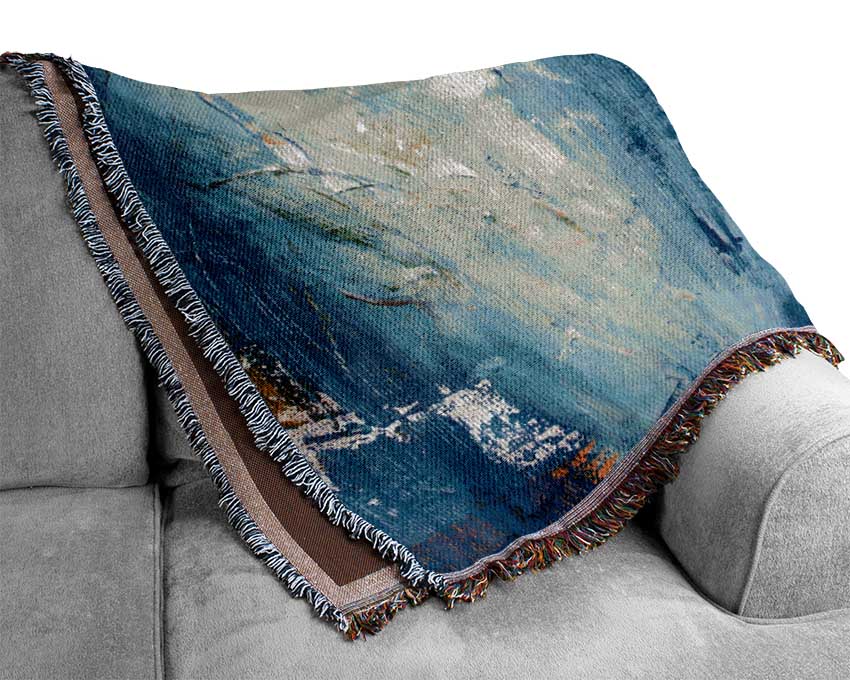 Hard Strokes Of Colour Woven Blanket