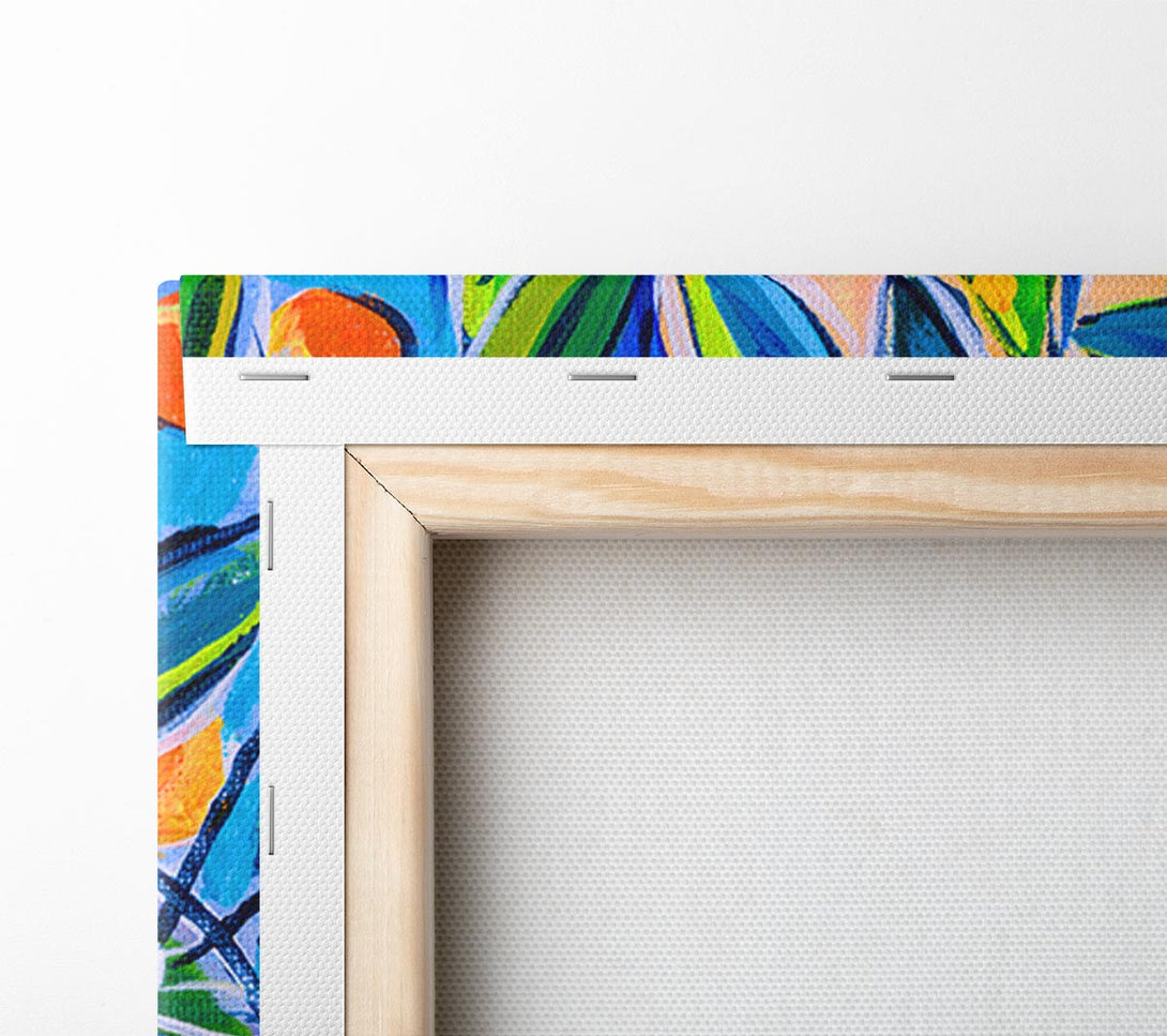  A Canvas Print of Bright Oranges On Tree Canvas Print