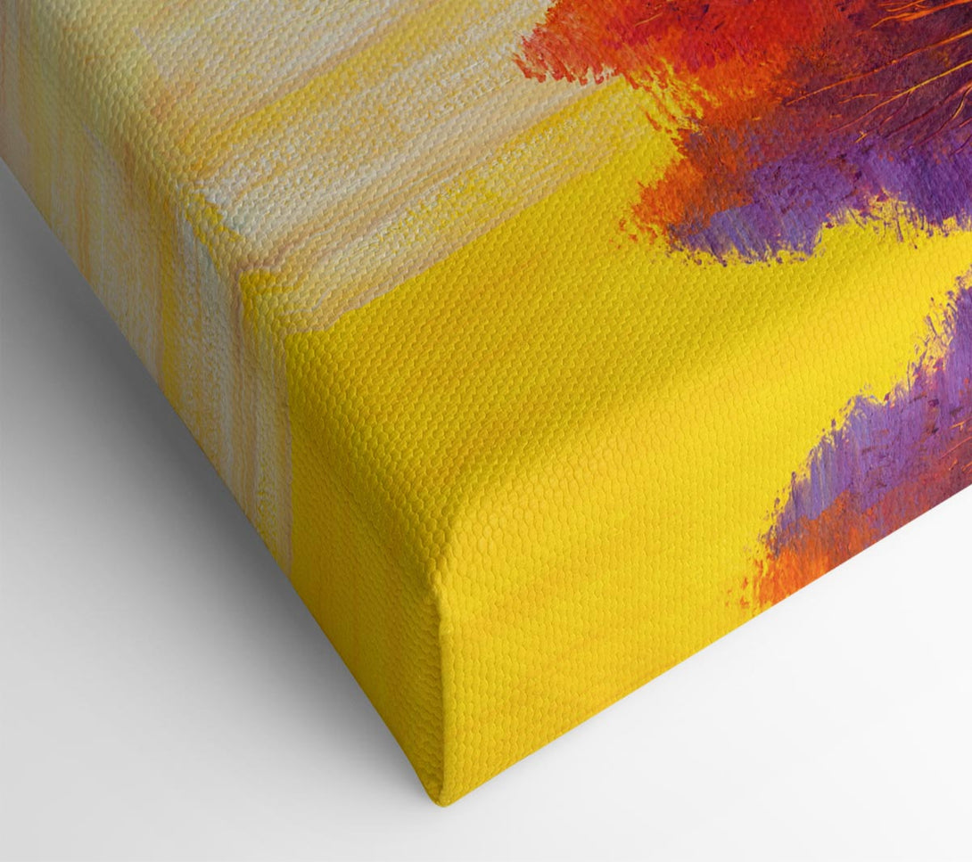  A Canvas Print of Streams Of Colour Forest Canvas Art