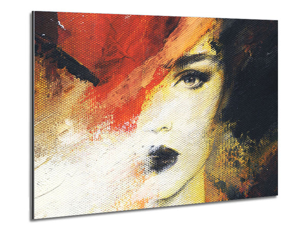 Striking Face Metal Print