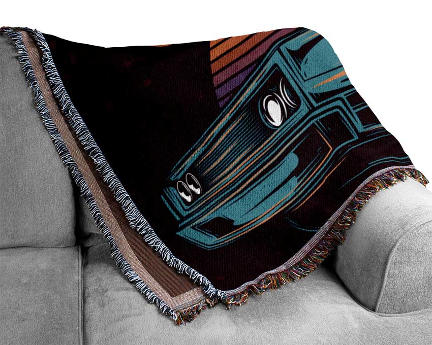 Fast Garage Cars Woven Blanket