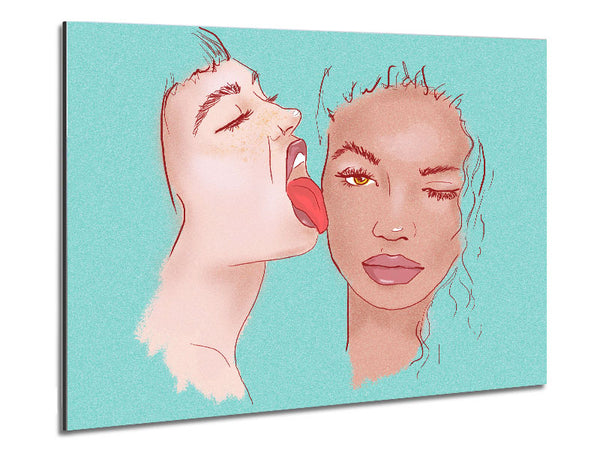 Lick Metal Print