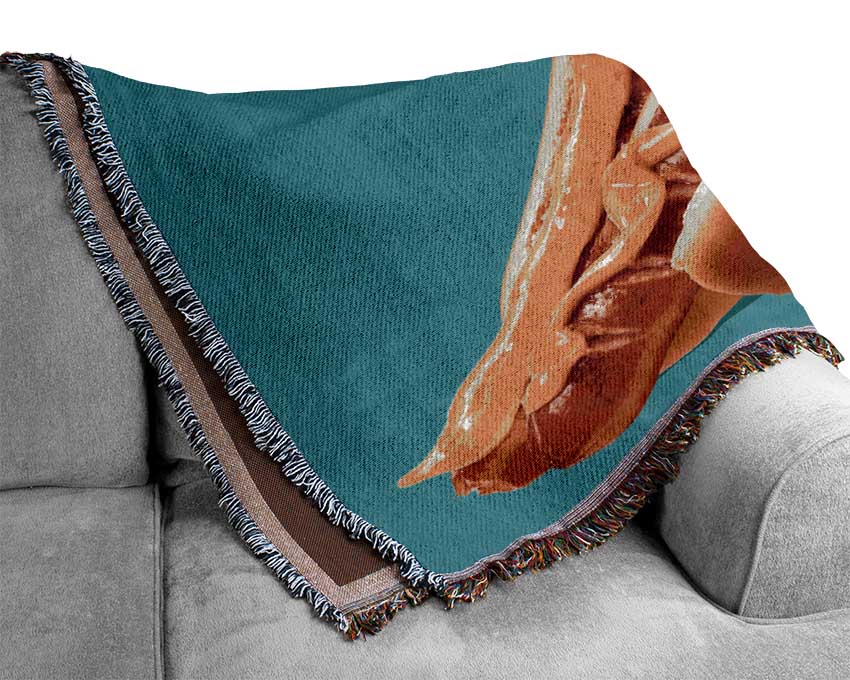Hot Diggidy Dog Woven Blanket
