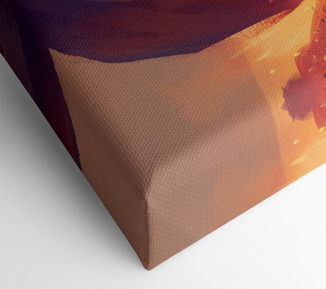  A Canvas Print of When The Dragon Attacks Canvas Wall Art