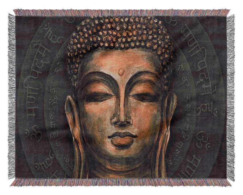 Serenity Buddha Woven Blanket