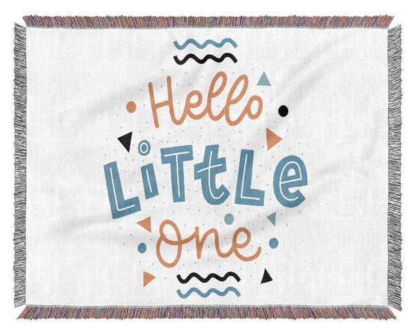 Hello Little One Woven Blanket