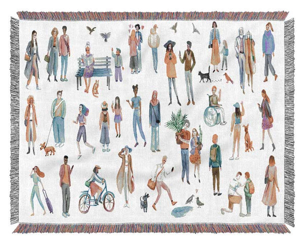 Multicultured World Woven Blanket