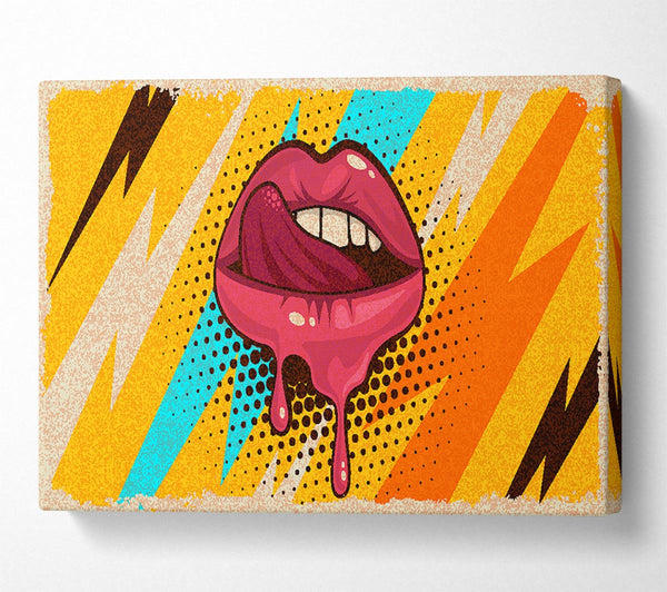  A Canvas Print of Lips Of Lightning Canvas Wall Art