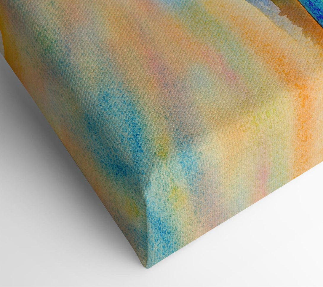 A Canvas Print of Sun Over The Volcano Canvas Wall Art