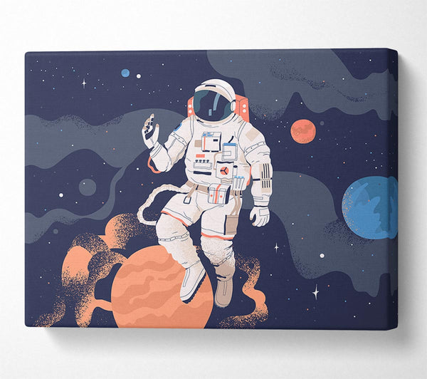  A Canvas Print of Space Man Of The Universe Canvas Art