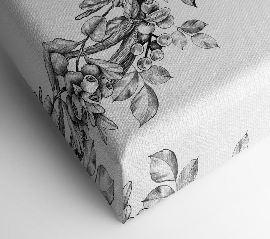  A Canvas Print of The Floral Deer Canvas Art