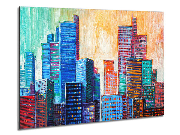 The Blues City Metal Print