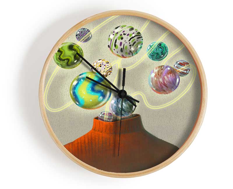 Head Of The Universe Clock - Wallart-Direct UK