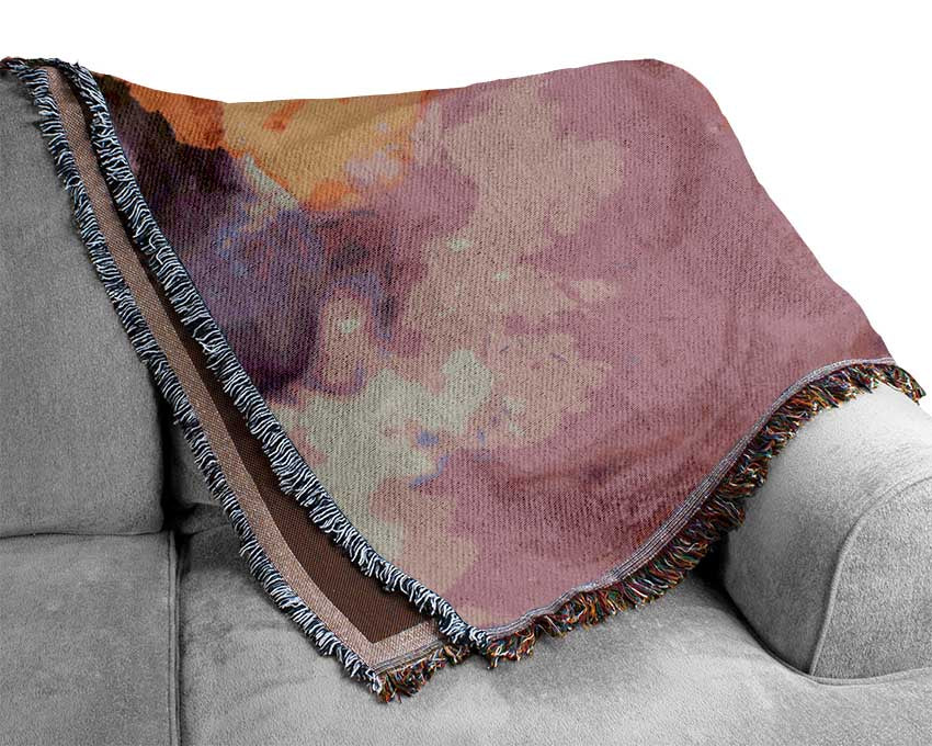Coloured Textures Water Woven Blanket