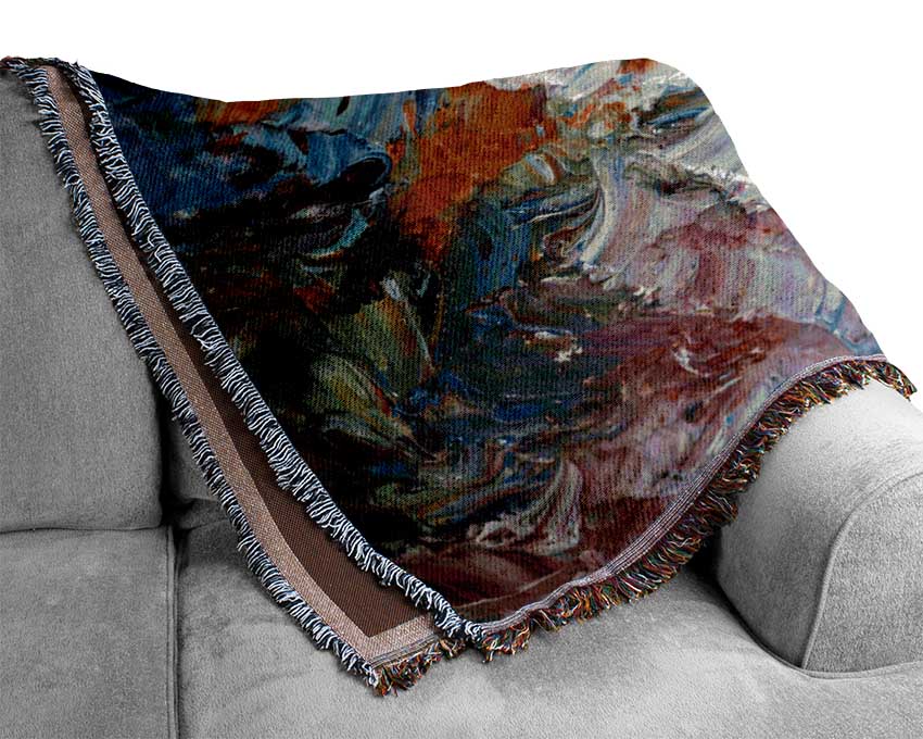 Gouche Texture Woven Blanket