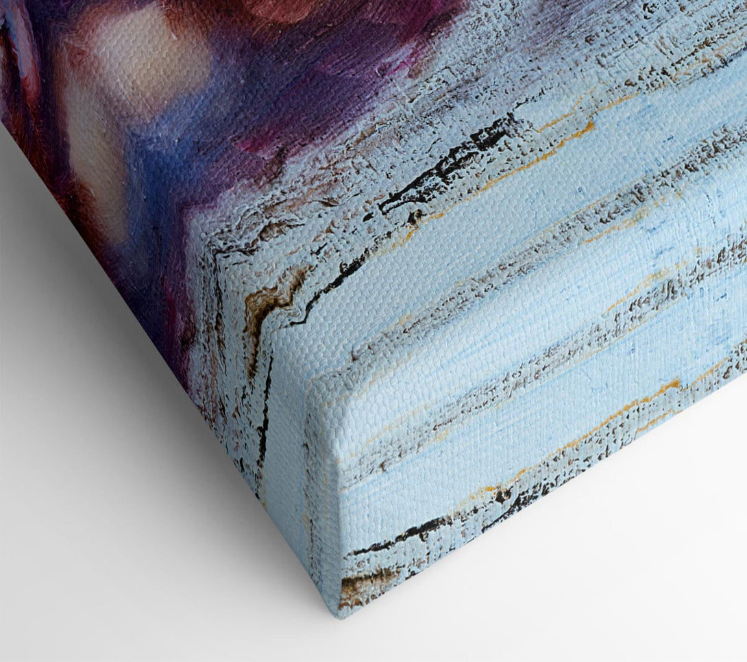  A Canvas Print of The Lips Of A Woman Canvas Print