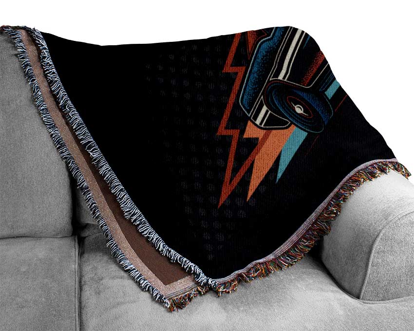 Ford Mustang Speed Woven Blanket