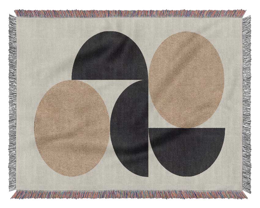 Semi Circle Simplicity Woven Blanket