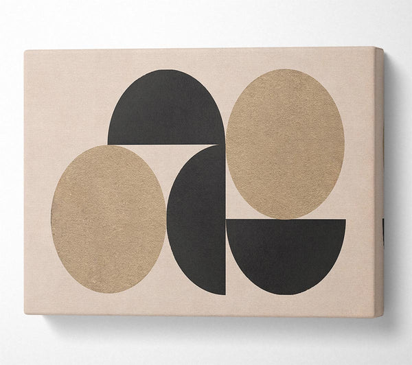  A Canvas Print of Semi Circle Simplicity Canvas Art