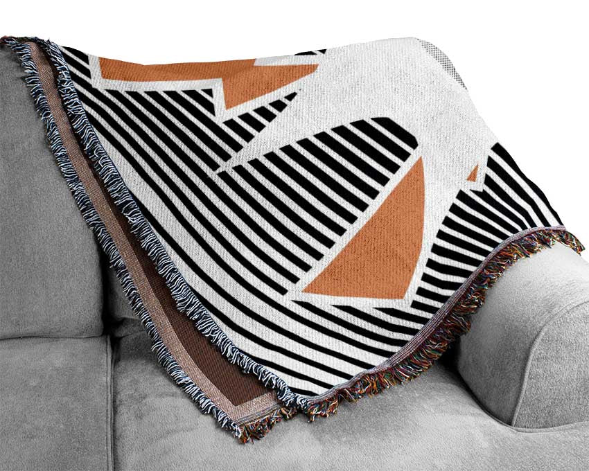 Shouting Lips Woven Blanket