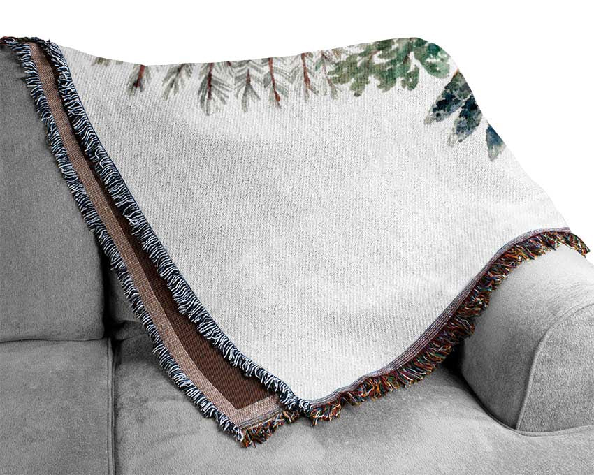 The Forest Owl Woven Blanket