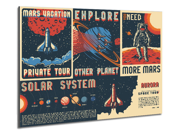 Explore The Planets Metal Print