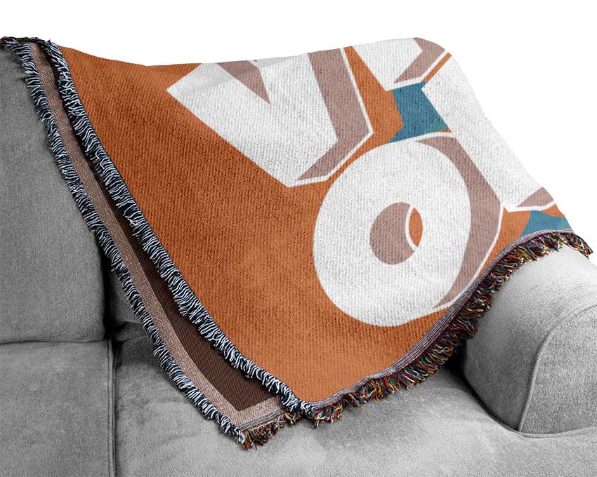 Good Vibes Only Bold Woven Blanket