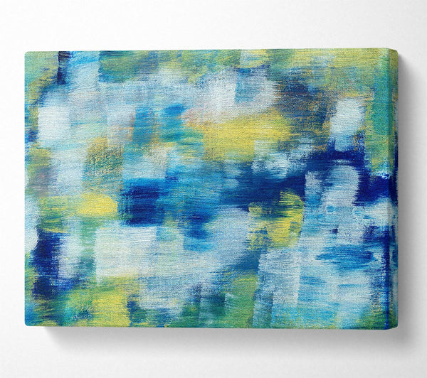  A Canvas Print of Smudges Of Colour Canvas Wall Art