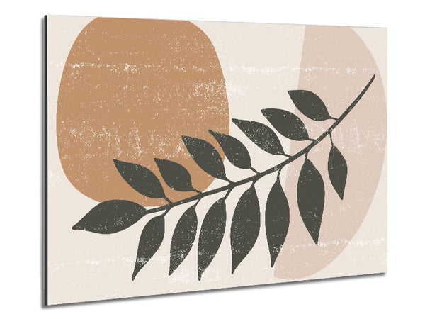 Leaf Of Modern Art Metal Print