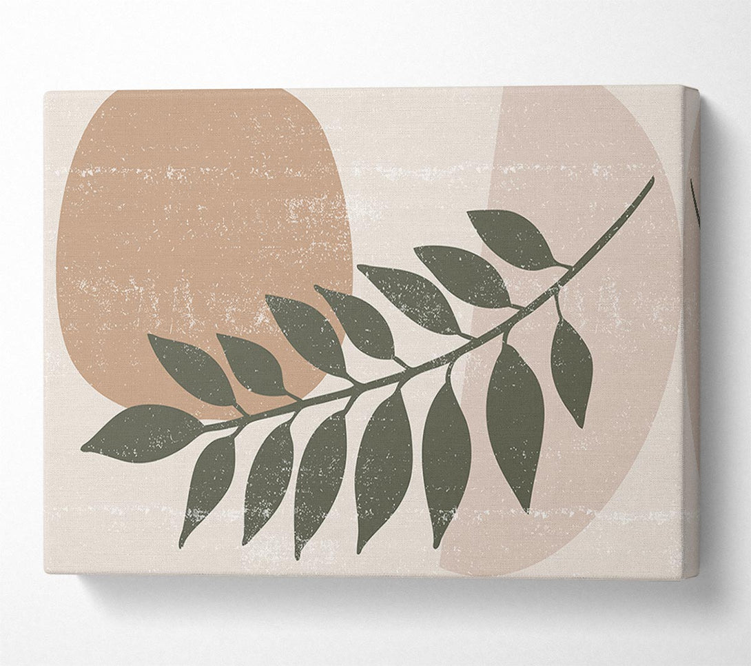  A Canvas Print of Leaf Of Modern Art Canvas Print