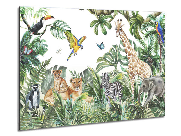 Safari Jungle Adventure Metal Print