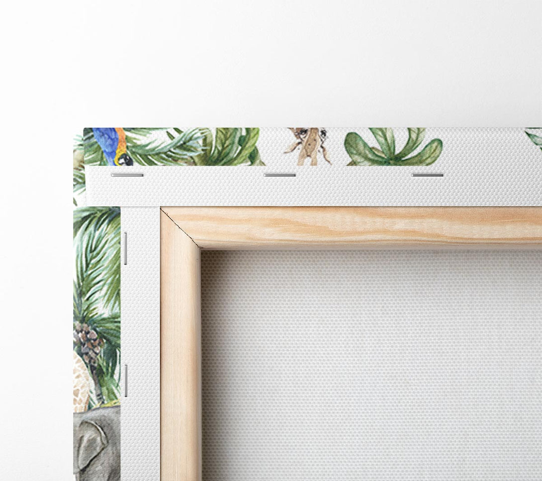 A Canvas Print of Safari Jungle Adventure Canvas Print