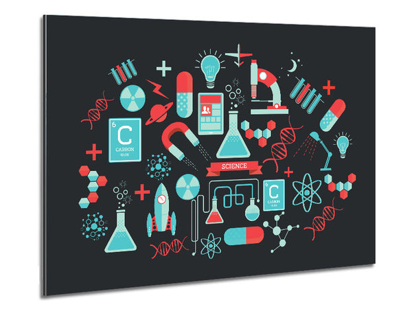 The Scientist Metal Print