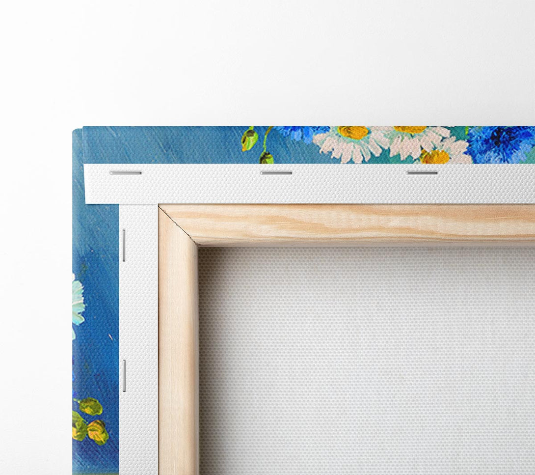  A Canvas Print of The Vase Of Daisies Canvas Print