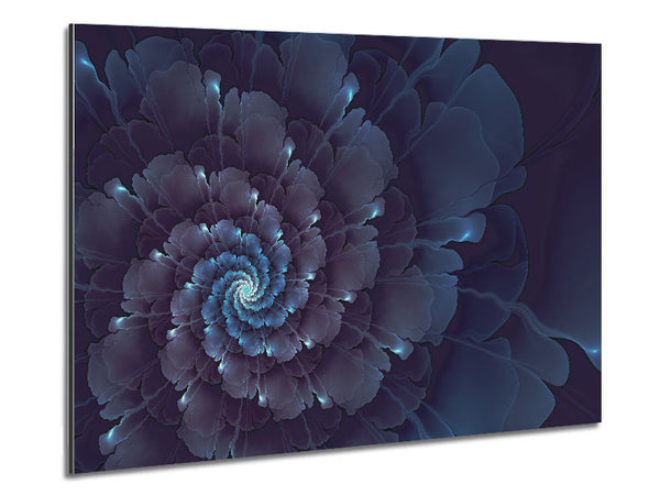 The Swirl Of Petals Metal Print