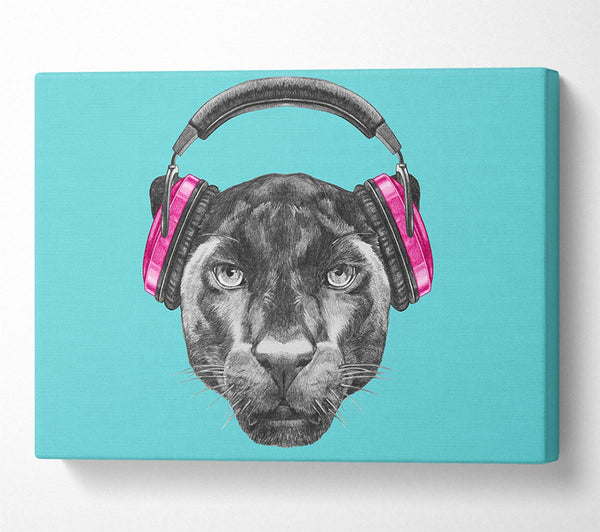  A Canvas Print of Headphone Jaguar Dj Canvas Art