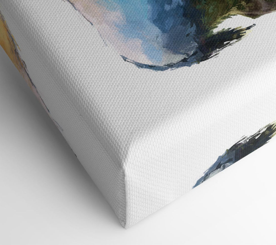  A Canvas Print of The Bison Of The Universe Canvas Print