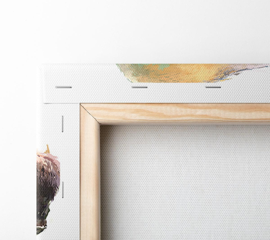  A Canvas Print of The Bison Of The Universe Canvas Print