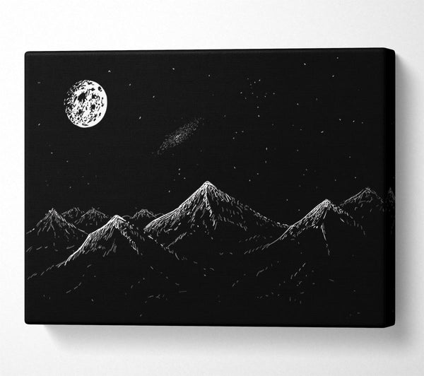  A Canvas Print of The Dark Side Of The Planet Canvas Art