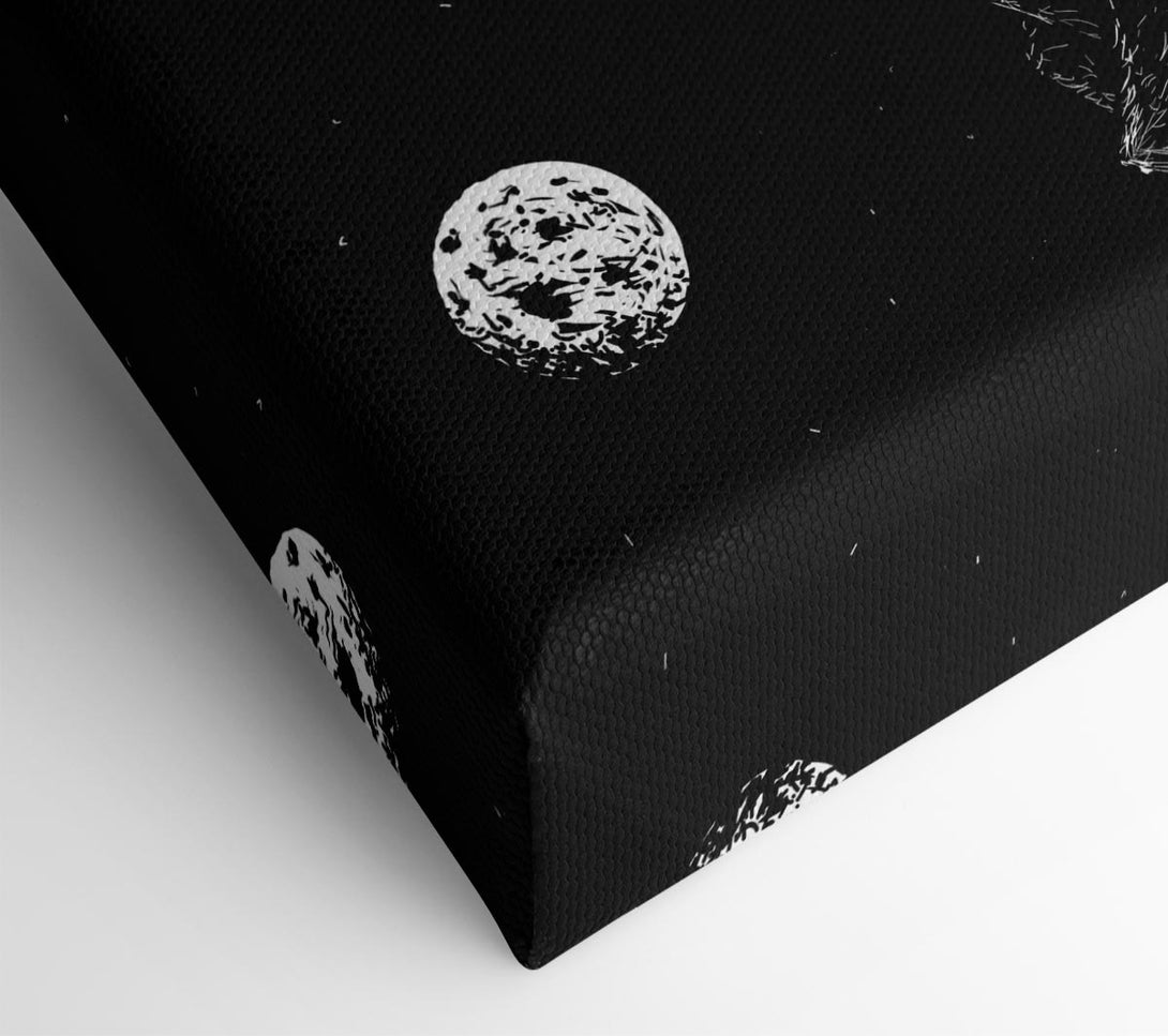  A Canvas Print of The Dark Side Of The Planet Canvas Art