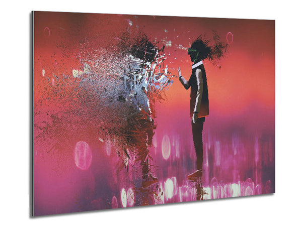 Evaporated Beings Of Time Metal Print