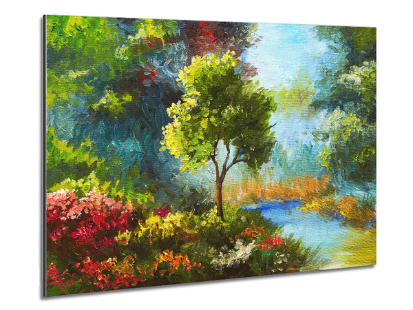 The Tree In The Beautiful Woodland Metal Print