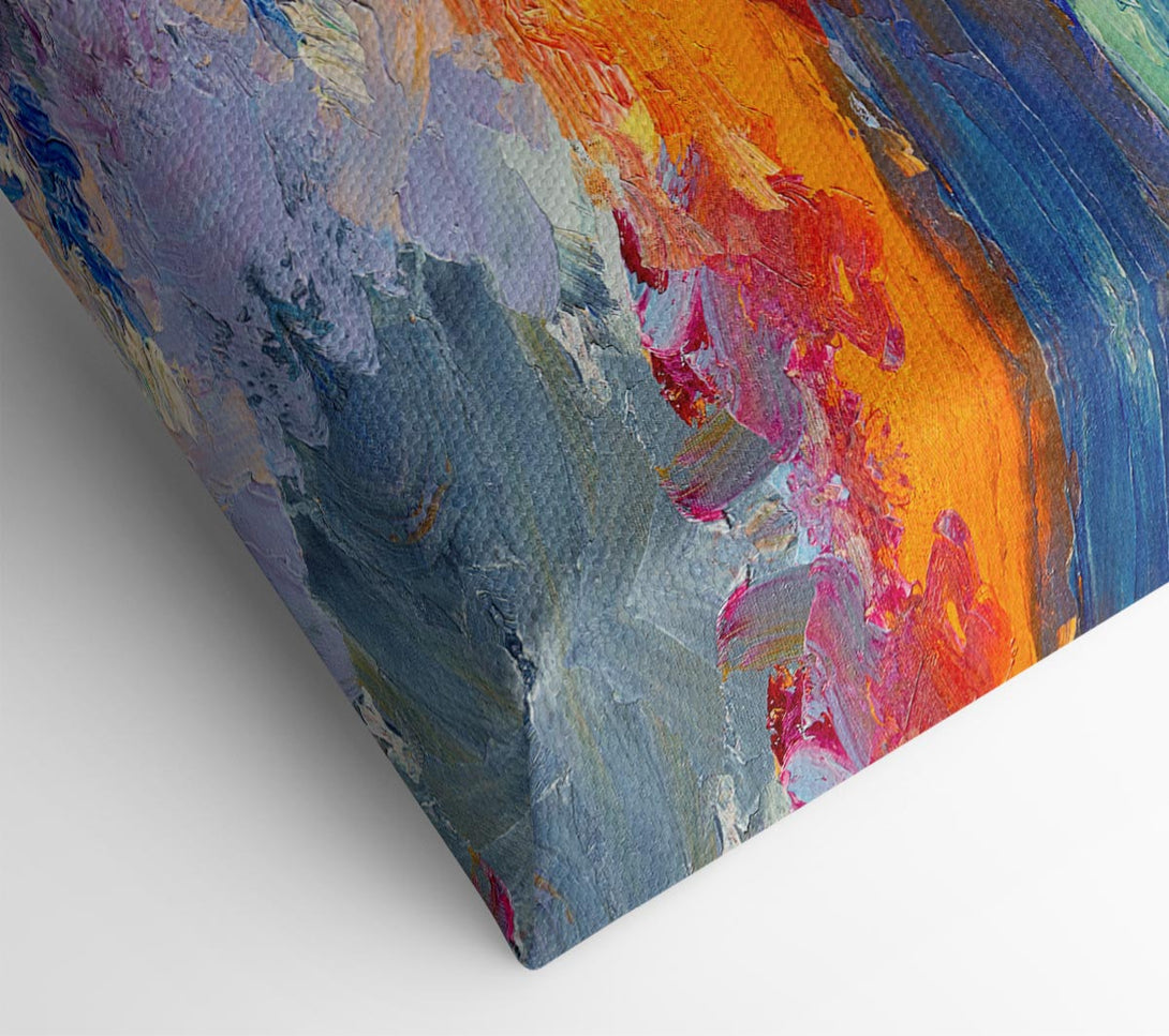  A Canvas Print of Stunning Sunset Explosion Canvas Art