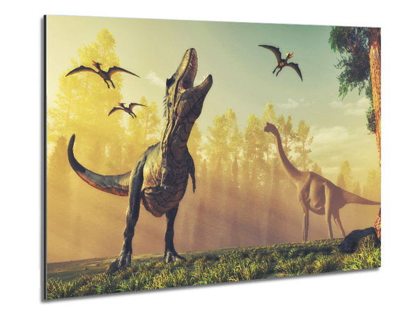 The Mighty T-Rex Metal Print