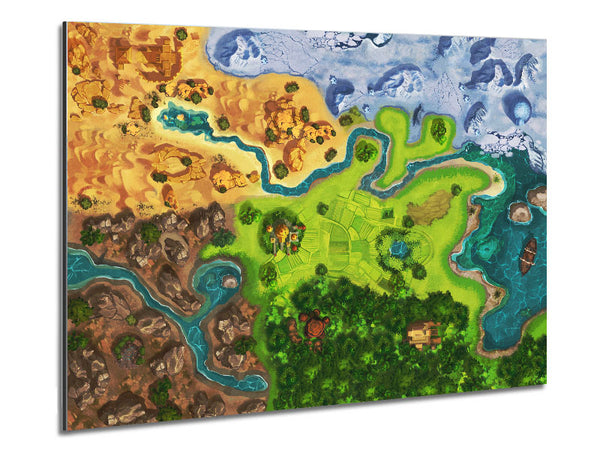 The 5 Kingdoms Metal Print