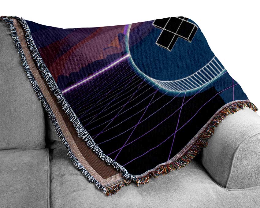 Retro Game Controller Woven Blanket