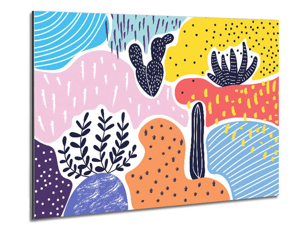 The Plants Of Modern Art Metal Print