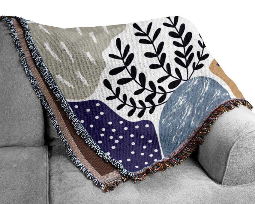 The Plants Of Modern Art Woven Blanket