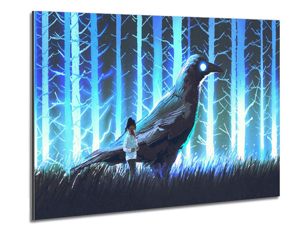 The Crow Of Enlightenment Metal Print
